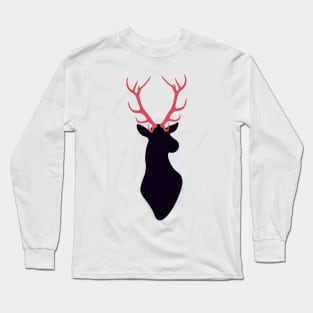 Deer with horns Long Sleeve T-Shirt